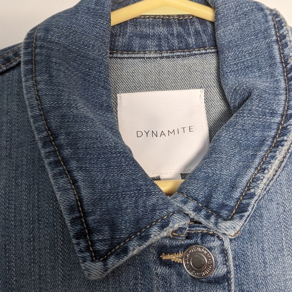 2 for 1 Jean Jacket & scoop grey t-shirt - Picture 4 of 8